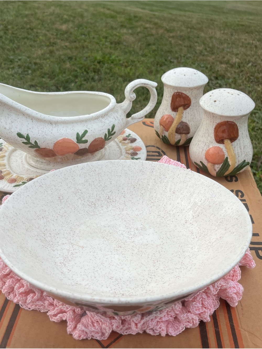 Vintage Mushroom Kitchenware